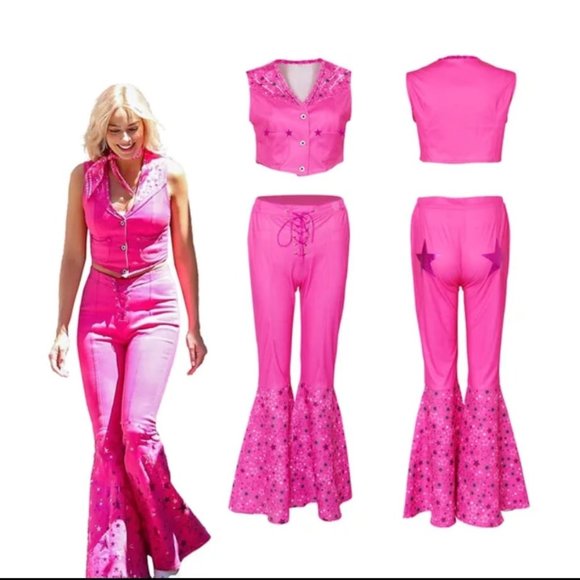 BARBIE Cowgirl Holloween Costume 2023 Movie - Picture 1 of 5